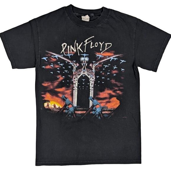 Y2K Pink Floyd 2007 The Wall Tour Band Concert Rock Black Shirt Size Small - Picture 1 of 7